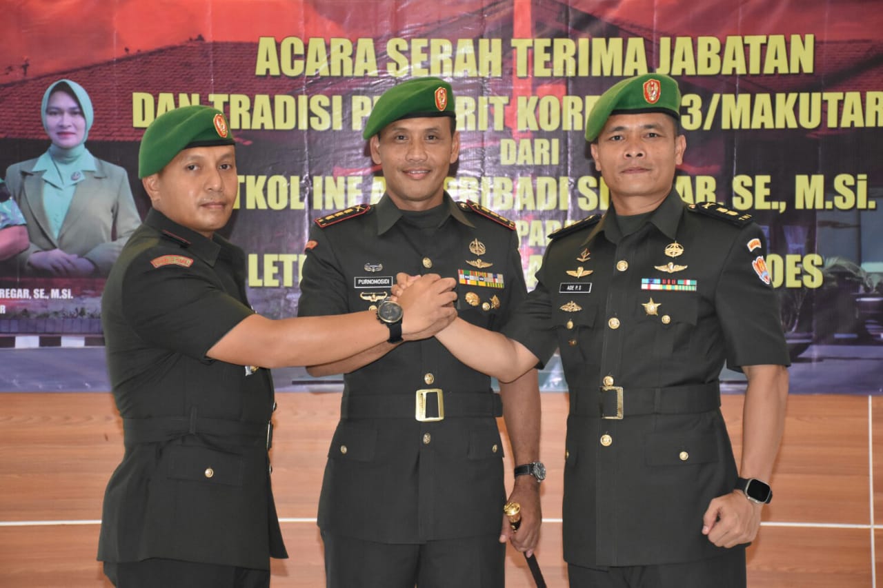 Danrem 073/Mkt Pimpin Upacara Serah Terima Jabatan Dandim 0714/Salatiga